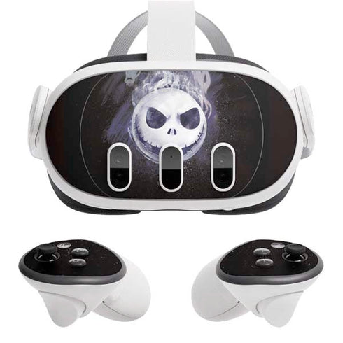 Disney The Nightmare Before Christmas Jack Skellington Face Art Meta Quest 3 Skin