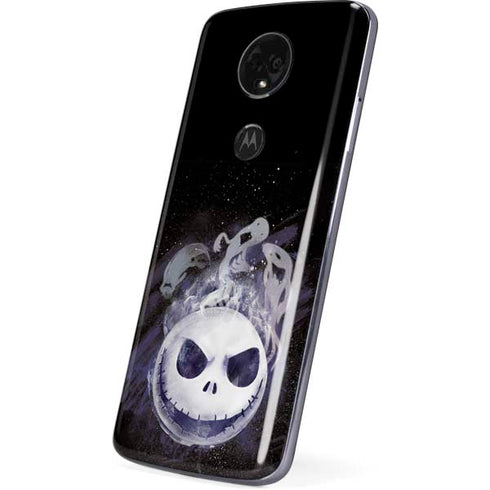 Disney The Nightmare Before Christmas Jack Skellington Face Art Moto E5 Plus Skin