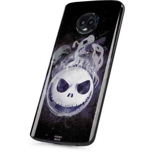 Disney The Nightmare Before Christmas Jack Skellington Face Art Moto G6 Skin