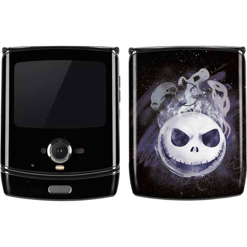 Disney The Nightmare Before Christmas Jack Skellington Face Art Motorola RAZR Skin