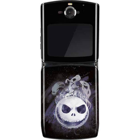 Disney The Nightmare Before Christmas Jack Skellington Face Art Motorola RAZR Skin