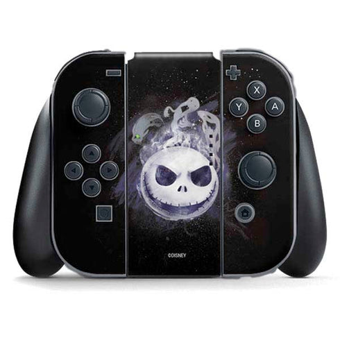 Disney The Nightmare Before Christmas Jack Skellington Face Art Nintendo Switch (2017-2021) Joy-Con Controller Skin