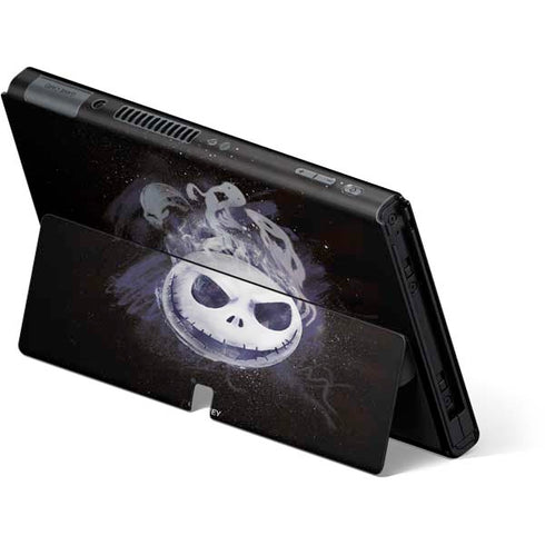 Disney The Nightmare Before Christmas Jack Skellington Face Art Nintendo Switch OLED (2021) Skin