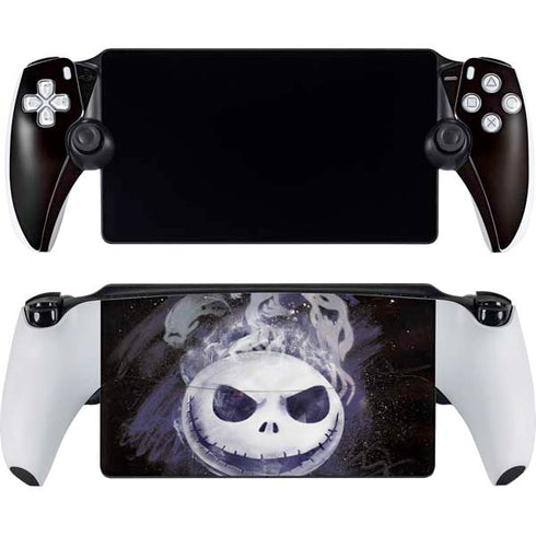 Disney The Nightmare Before Christmas Jack Skellington Face Art PlayStation Portal Remote Player Skin