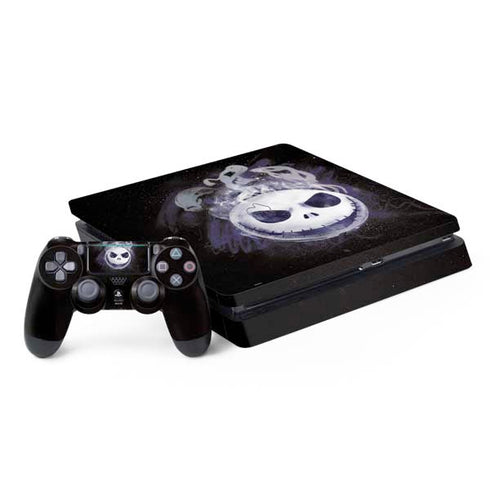 Disney The Nightmare Before Christmas Jack Skellington Face Art PS4 Slim Bundle Skin