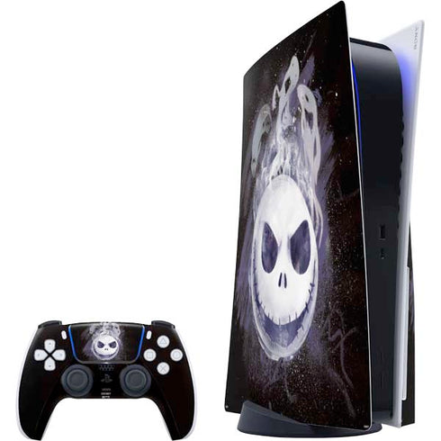 Disney The Nightmare Before Christmas Jack Skellington Face Art PS5 Bundle Skin