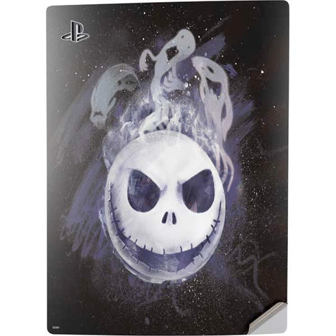 Disney The Nightmare Before Christmas Jack Skellington Face Art PS5 Digital Edition Console Skin