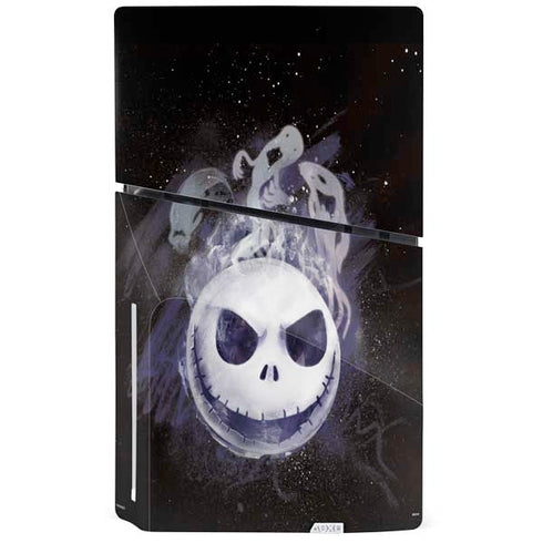 Disney The Nightmare Before Christmas Jack Skellington Face Art PS5 Slim Disk Bundle Skin