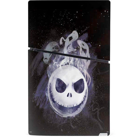 Disney The Nightmare Before Christmas Jack Skellington Face Art PS5 Slim Digital Edition Console Skin