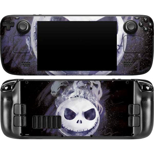 Disney The Nightmare Before Christmas Jack Skellington Face Art Steam Deck Handheld Gaming Computer Skin