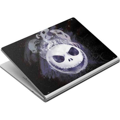 Disney The Nightmare Before Christmas Jack Skellington Face Art Surface Book Skin