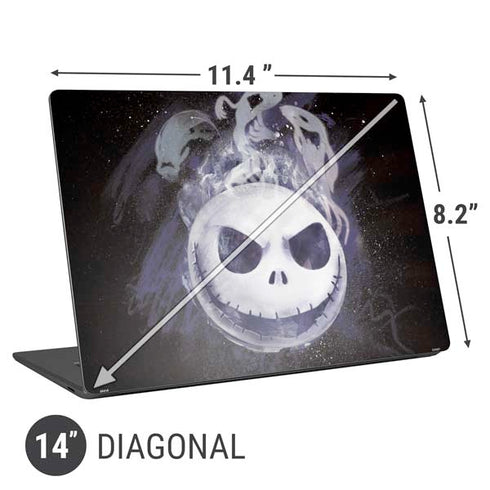 Disney The Nightmare Before Christmas Jack Skellington Face Art Universal Laptop 14in (11.4 x 8.2in) Skin