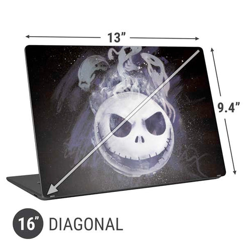 Disney The Nightmare Before Christmas Jack Skellington Face Art Universal Laptop 16in (13 x 9.4in) Skin