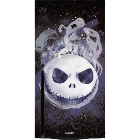 Disney The Nightmare Before Christmas Jack Skellington Face Art Xbox Series X Console Skin