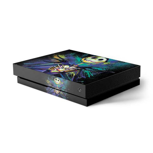 Disney The Nightmare Before Christmas Jack Skellington Art Xbox One X Console Skin