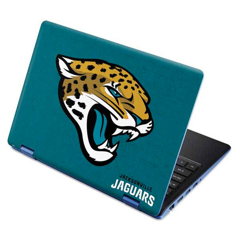 NFL Jacksonville Jaguars Teal Distressed Aspire R11 11.6in Skin