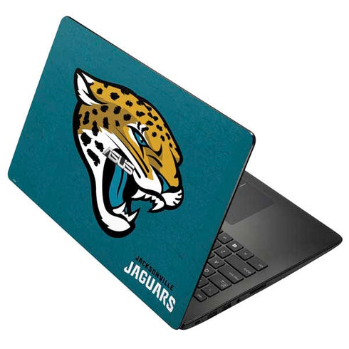 NFL Jacksonville Jaguars Teal Distressed Asus X502CA 15.6 Skin