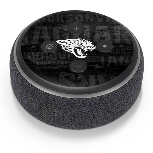 NFL Jacksonville Jaguars Black & White Amazon Echo Dot Skin