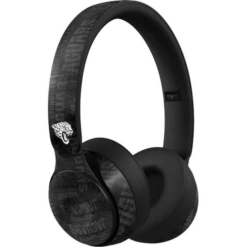 NFL Jacksonville Jaguars Black & White Beats Solo Pro Skin