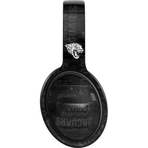 NFL Jacksonville Jaguars Black & White Bose QuietComfort 35 II Headphones Skin