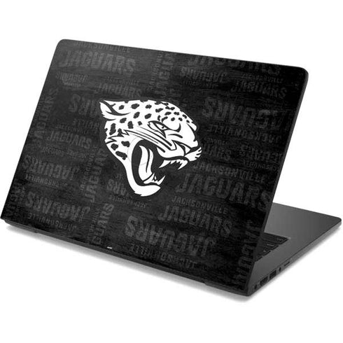 NFL Jacksonville Jaguars Black & White Dell Chromebook Skin