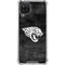 NFL Jacksonville Jaguars Black & White Galaxy A12 Clear Case