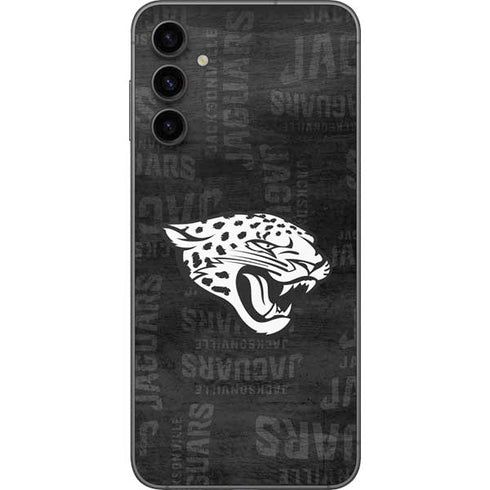NFL Jacksonville Jaguars Black & White Galaxy A14 5G Skin