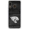 NFL Jacksonville Jaguars Black & White Galaxy A20 Clear Case