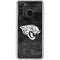 NFL Jacksonville Jaguars Black & White Galaxy A21 Clear Case