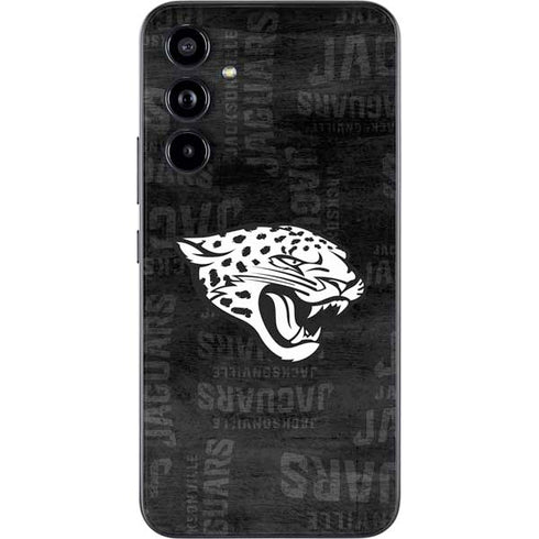 NFL Jacksonville Jaguars Black & White Galaxy A54 5G Skin
