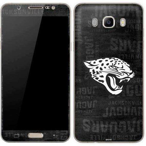 NFL Jacksonville Jaguars Black & White Galaxy J7 Skin