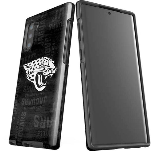 NFL Jacksonville Jaguars Black & White Galaxy Note 10 Pro Case