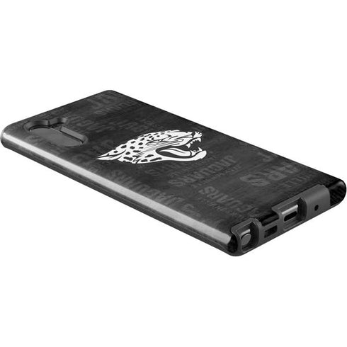 NFL Jacksonville Jaguars Black & White Galaxy Note 10 Pro Case
