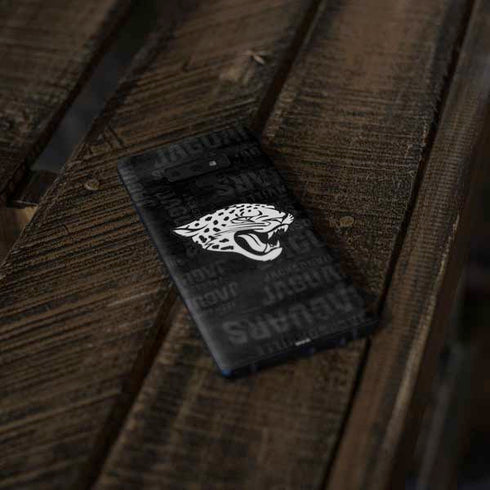 NFL Jacksonville Jaguars Black & White Galaxy Note 9 Skin