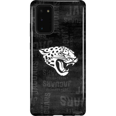 NFL Jacksonville Jaguars Black & White Galaxy Note20 5G Pro Case
