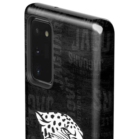 NFL Jacksonville Jaguars Black & White Galaxy Note20 5G Pro Case