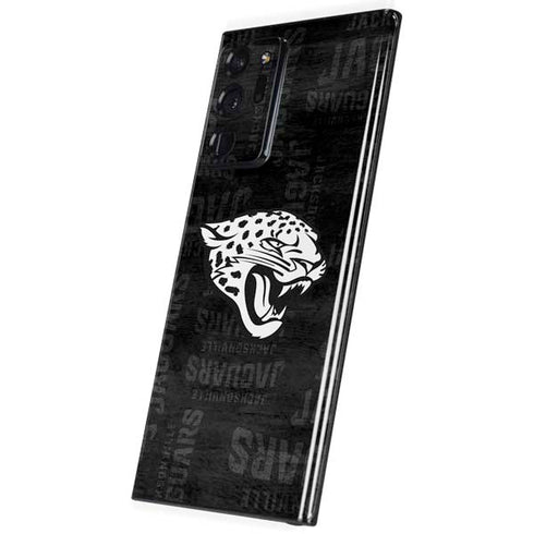 NFL Jacksonville Jaguars Black & White Galaxy Note20 Ultra 5G Skin