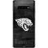 NFL Jacksonville Jaguars Black & White Galaxy S10 Plus Skin