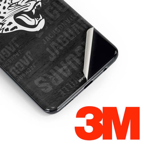 NFL Jacksonville Jaguars Black & White Galaxy S10 Plus Skin