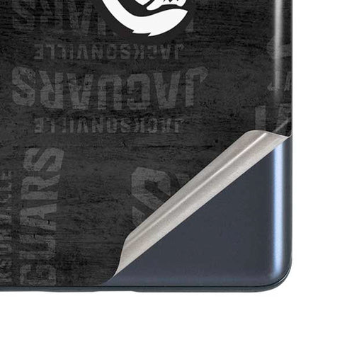 NFL Jacksonville Jaguars Black & White Galaxy S20 Fan Edition Skin