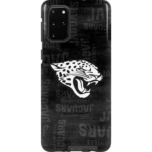 NFL Jacksonville Jaguars Black & White Galaxy S20 Plus Pro Case