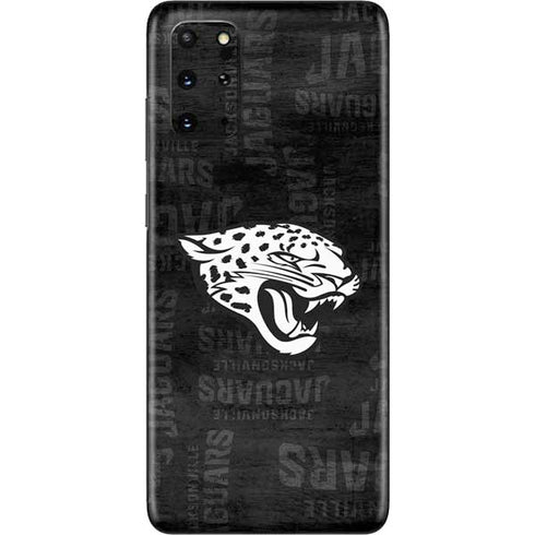 NFL Jacksonville Jaguars Black & White Galaxy S20 Plus Skin