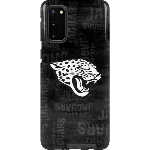 NFL Jacksonville Jaguars Black & White Galaxy S20 Pro Case