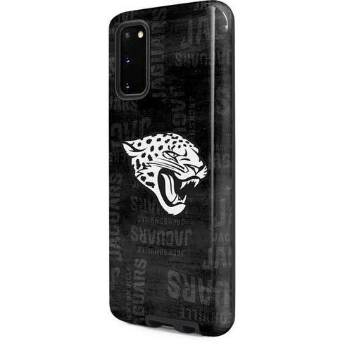 NFL Jacksonville Jaguars Black & White Galaxy S20 Pro Case