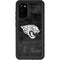 NFL Jacksonville Jaguars Black & White Galaxy S20 Waterproof Case