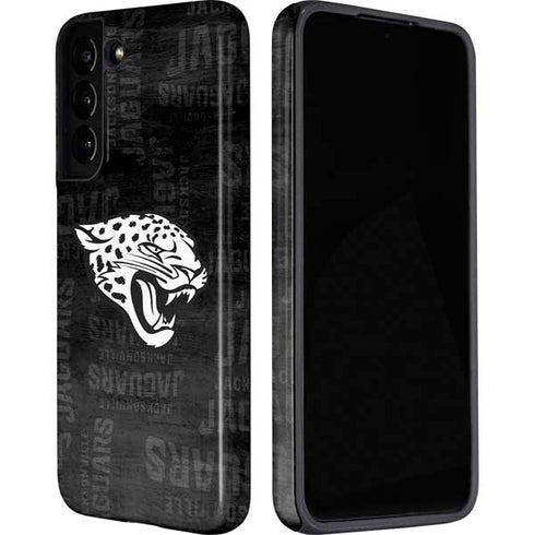 NFL Jacksonville Jaguars Black & White Galaxy S22 Plus Pro Case