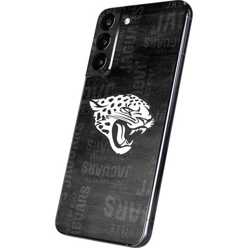 NFL Jacksonville Jaguars Black & White Galaxy S22 Plus Skin