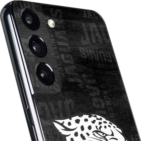 NFL Jacksonville Jaguars Black & White Galaxy S22 Plus Skin
