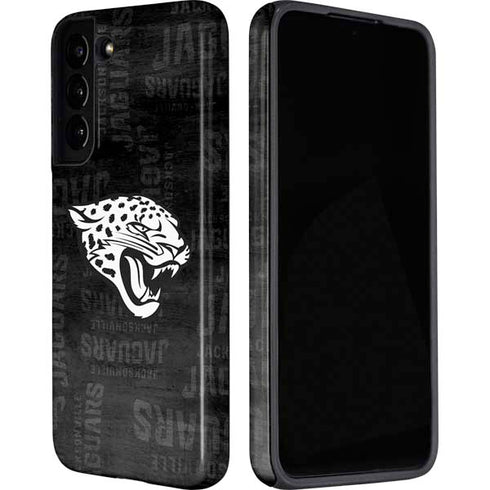 NFL Jacksonville Jaguars Black & White Galaxy S22 Pro Case