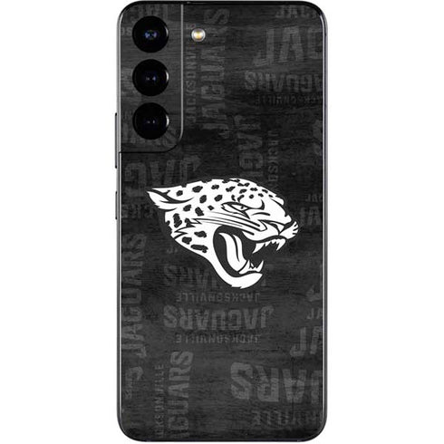 NFL Jacksonville Jaguars Black & White Galaxy S22 Skin